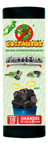 Costalitos Bolsas Para Basura Con Jareta, 1 Rollo, Color