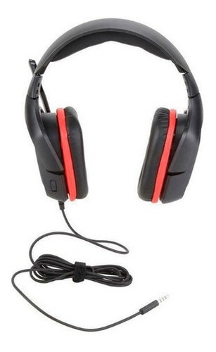 Audífonos gamer Logitech G Series G332 black con luz rojo