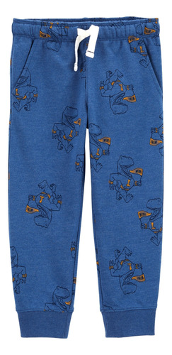 Pantalón Deportivo De Algodón, Diseño Dinos Carters 2p583