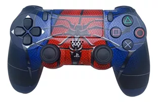 Control Inalámbrico Bluetooth Spiderman Para Ps4 Azul