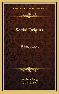 Libro Social Origins: Primal Laws - Lang, Andrew