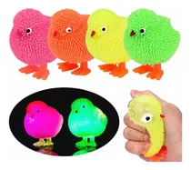 Comprar 12 Pollitos Squishy De Colores Luz Led Juguete Regalo Piñata