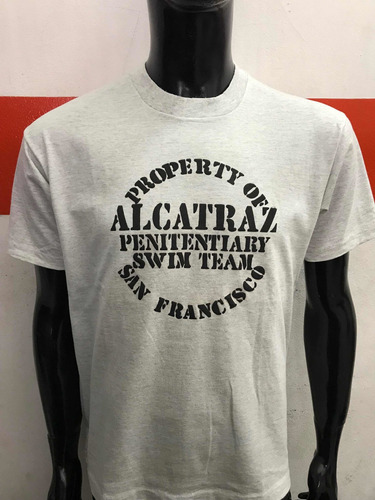 Remera Property Of Alcatraz Penitentiary Swim Team Usa