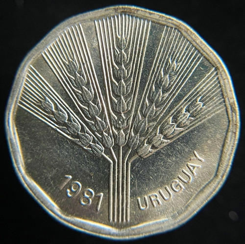 Uruguay, 2 Nuevos Pesos, 1981. Fao. Sin Circular