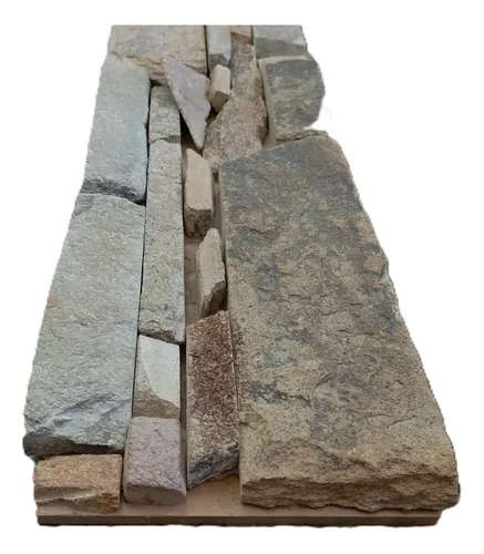 Murete Piedra Malla Revestimiento Bariloche 15x60 X M2