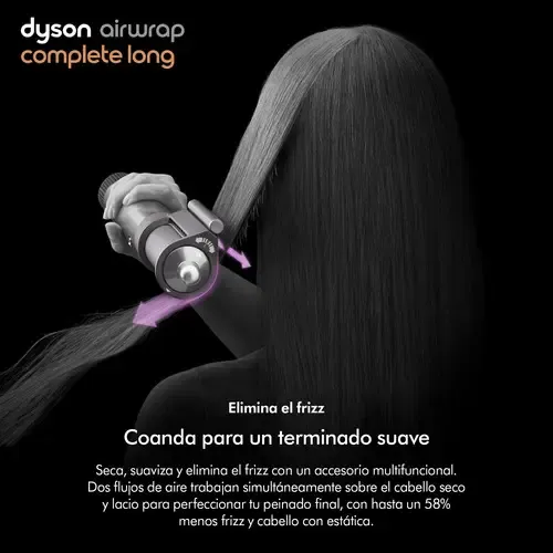 Modelador Dyson Airwrap Complete Long Iônico Azul para Cabelos