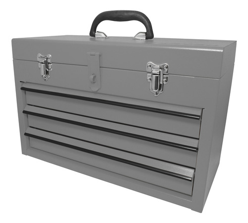 Caja Portaherramientas Metálica Gris 3 Gaveta 11x18x9 Surtek