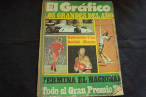 Revista El Grafico # 2881 - Los Grandes Del Año '74