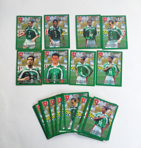 Tarjetas De Futbol Mexicano 90's Barcel