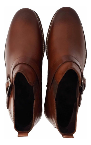 Zapato Tipo Botín Ultraligero De Cuero Con Hebilla De Hombre
