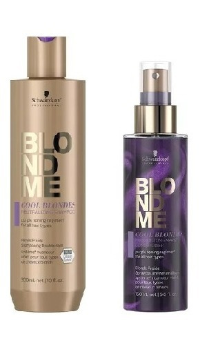 Kit Shampoo Blondme Neutralizante Rubios + Spray Acondiciona