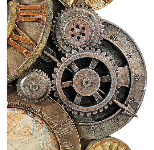 Engranajes Medios Del Reloj De Tiempo