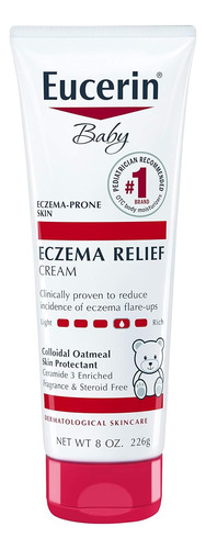 Eucerin Baby Eczema Relief Body Cream, Crema Sin Fragancia P