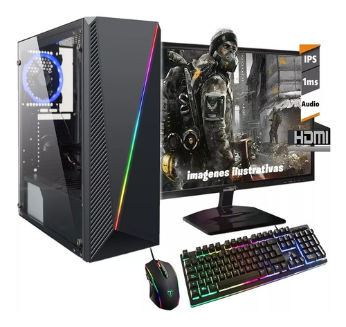 Imagen 1 de 9 de Compra Pc Gamer Amd A10 9700 10 Nucleos Video R7 16gb Win10