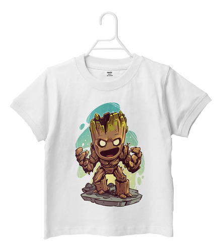 Polera Infantil Chibi Groot