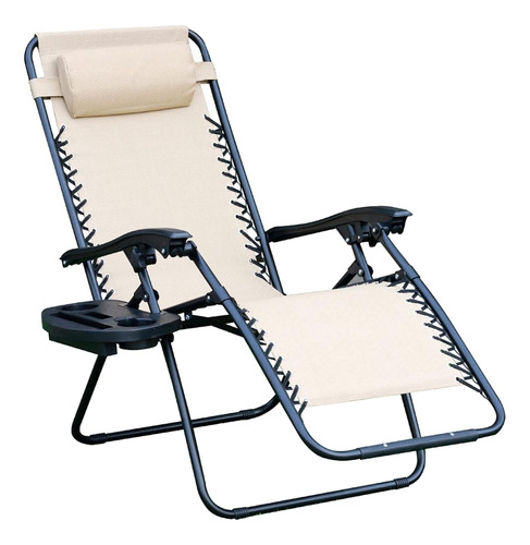 Reposera Plegable Silla Playa Jardin Gravedad 0 Reclinable