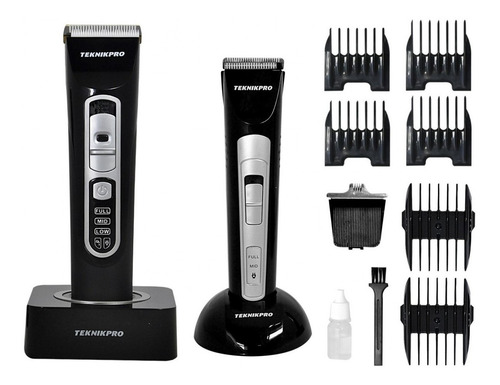 Máquina Corte Patillera Profesional Teknikpro Set Barberia