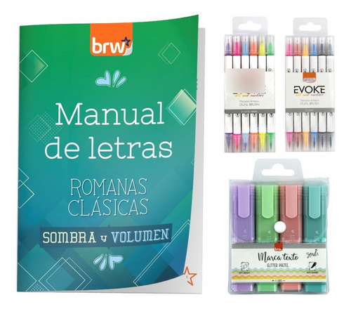 Kit De Caligrafia Y Letras Intermedio Brw 