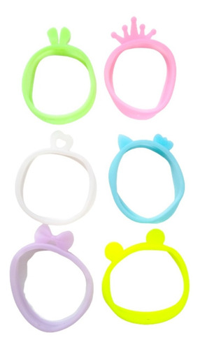 Set Con 6 Pulseras Elásticas Para Niños Mayores De 6 Años