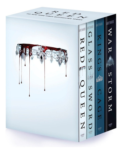 Red Queen 4-book Paperback Box Set. En Inglés - Pasta Suave