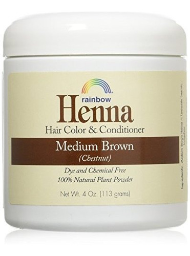 Henna (persa) - Med Brown (castaño), 4 Oz (paquete De 2)