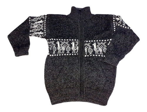 Campera Lana De Alpaca Cuello Botella Llamita Pack X5 Niños