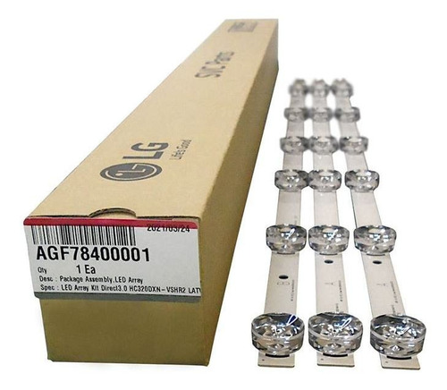 Agf78400001 Kit Barras Led Original LG 32ly340 32ly340c 