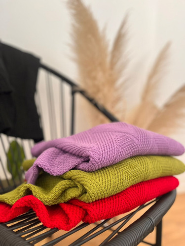 Sweater Oversize De Mujer Super Suaves Y Calentitos Pulover