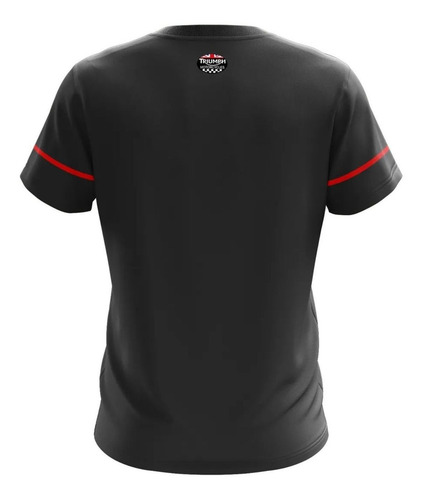 Imagem 2 de 3 de Camiseta Triumph Casual 03 Brk Motociclismo 50+ Uv