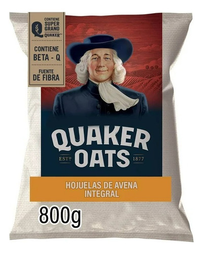 Hojuelas De Avena Quaker Oats 800 G