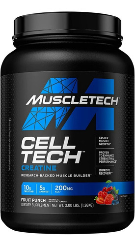 Cell Tech Creatine Creatina Fruit Punch Muscletech