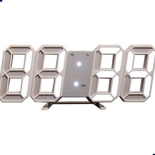 Reloj Despertadores Digital Led 3d Luz Nocturna Electrónico