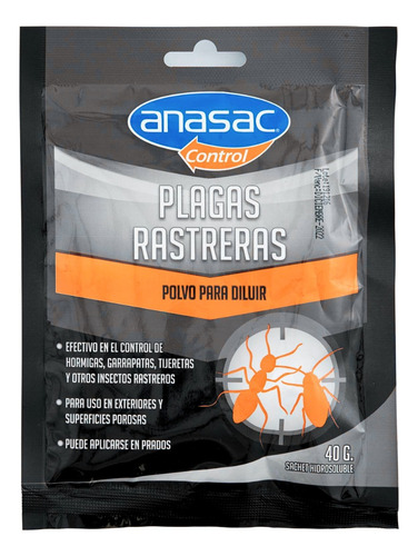 Anasac Control De Plagas Rasteras 40gr