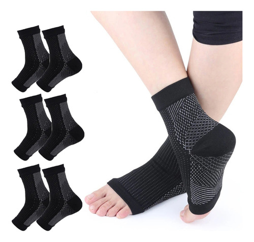 3 Pares De Calcetines Para Neuropatía, Mangas De Compresión