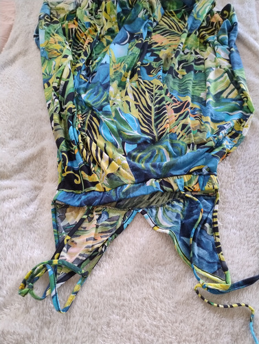 Vestido Largo Plato. Algodón. Bellísimo!! (Usado)