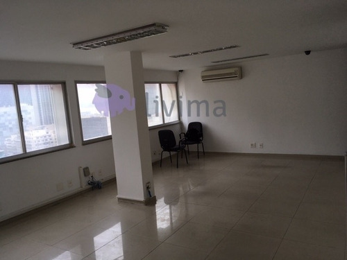 Sala Comercial Para Alugar Na Rua Senador Dantas 75, Centro, Rio De Janeiro - Rj - Liv-5342