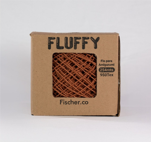 Fio Fluffy 254 Metros - Fischer Fios Cor Caramelo