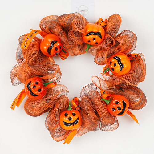 - Corona De Halloween For Colgar En La Puerta, Guirnalda De