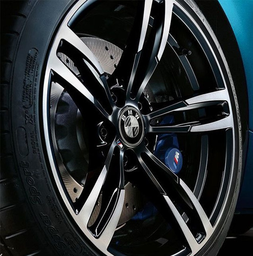 Imagen 2 de 3 de Kid 4 Centros De Llanta Bmw Negras