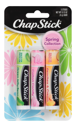 Chapstick Lip Balm 4 Gr Pack X3 Spring Collection