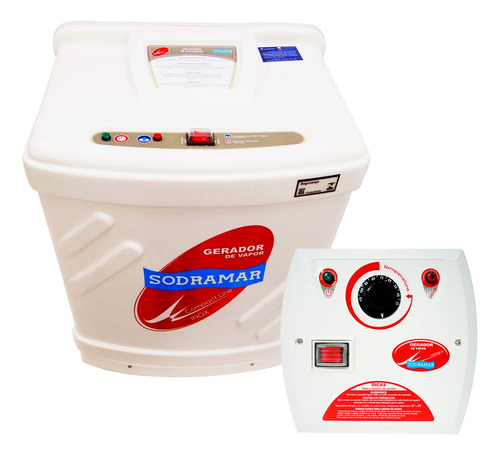 Gerador De Vapor Sauna Sodramar 15 Kw + Quadro Analógico