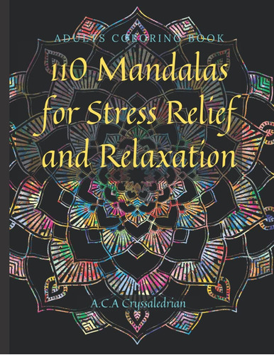 Libro: 110 Mandalas For Stress Relief And Relaxation: Amaizi