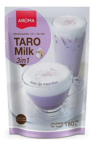 Taro Boba - Burbuja Té Instantáneo En Polvo 30 Gramos | Hace