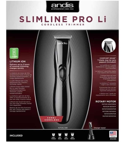 1 Andis Slimline Pro Li Black