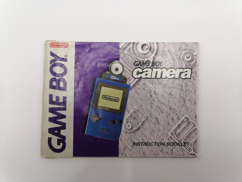 Gameboy Camera Manual Instrucciones Videojuego Nintendo