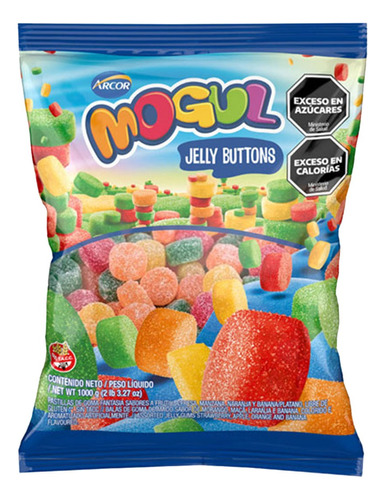 Mogul Jelly Buttons X 1 Kilo - Cioccolato Tienda De Dulces 