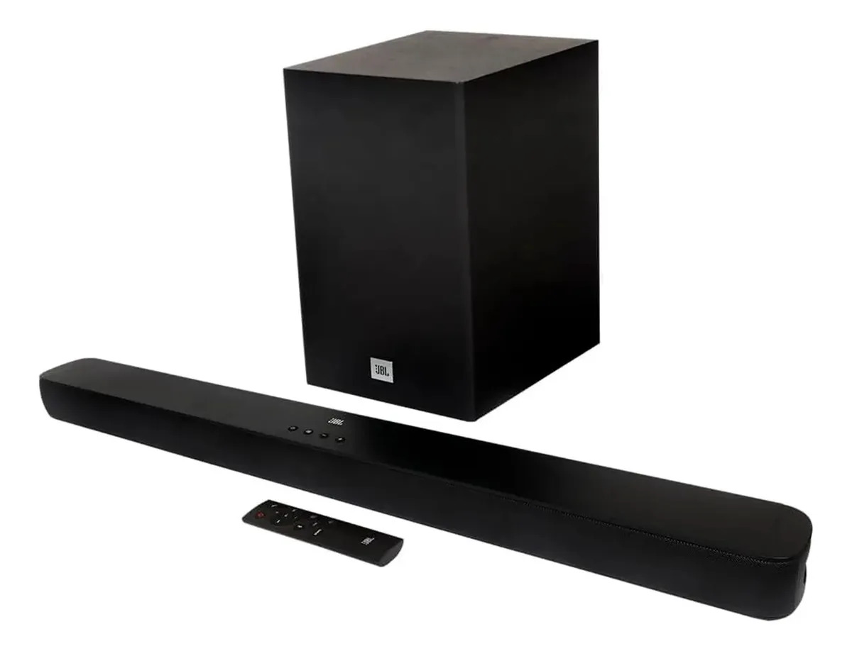Soundbar Cinema SB180 2.1 JBL Bluetooth com Subwoofer Sem Fio de 6,5", 110W RMS, HDMI ARC e Graves Profundos
