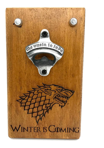 Destapador De Cerveza De Pared Con Imán Game Of Thrones Got