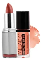 Comprar Kit Palladio Lip Oil Nude Dorado Y Labial Rosa Piel