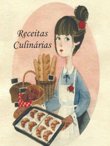 Caderno De Receitas Tamanho Médio 25x19cm